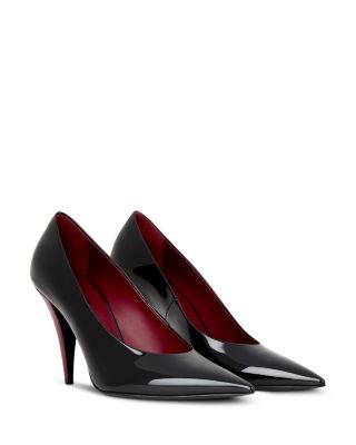 Women's Leather Pointed Toe Pumps