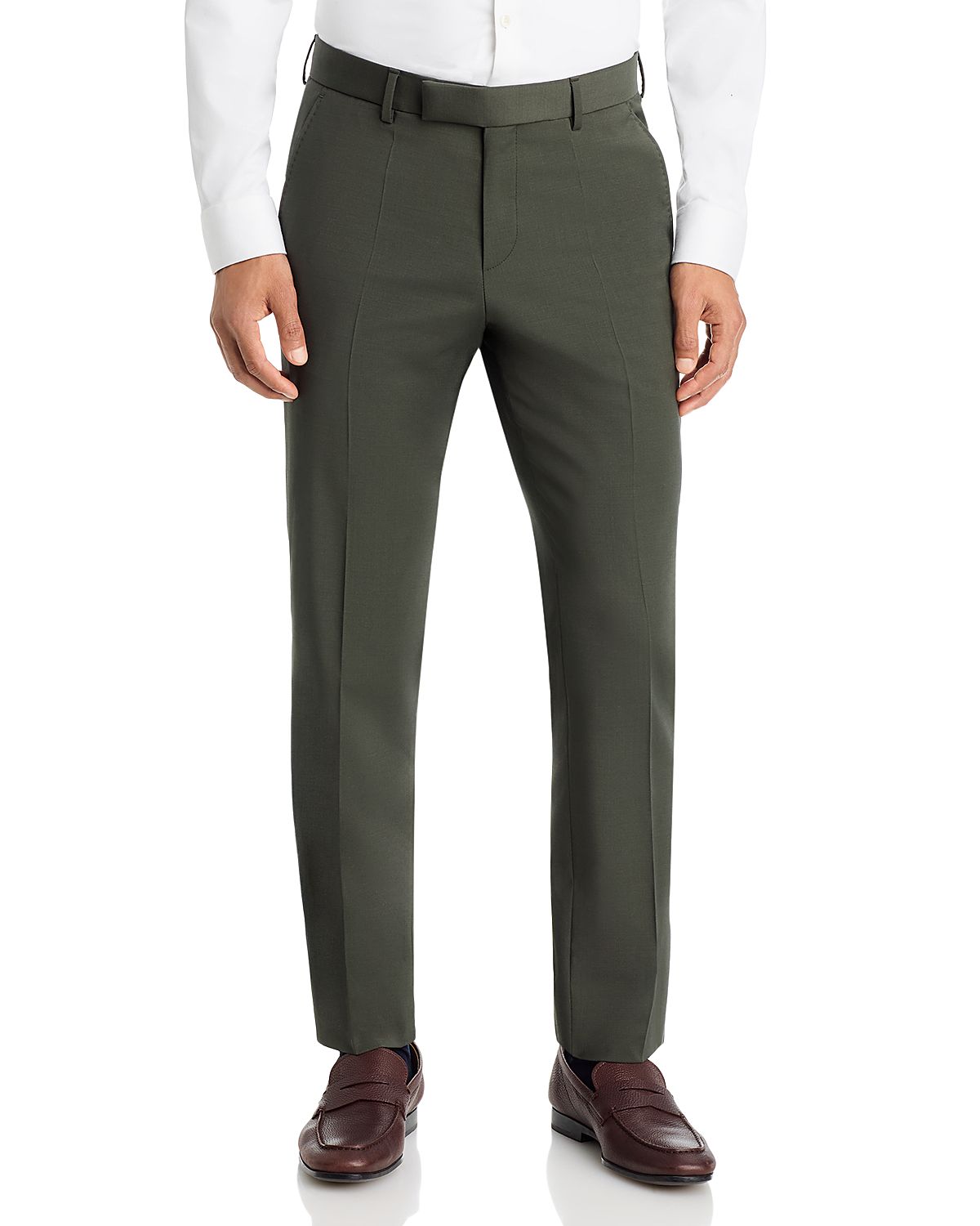 Boss Wenten Wool Blend Extra Slim Fit Pants