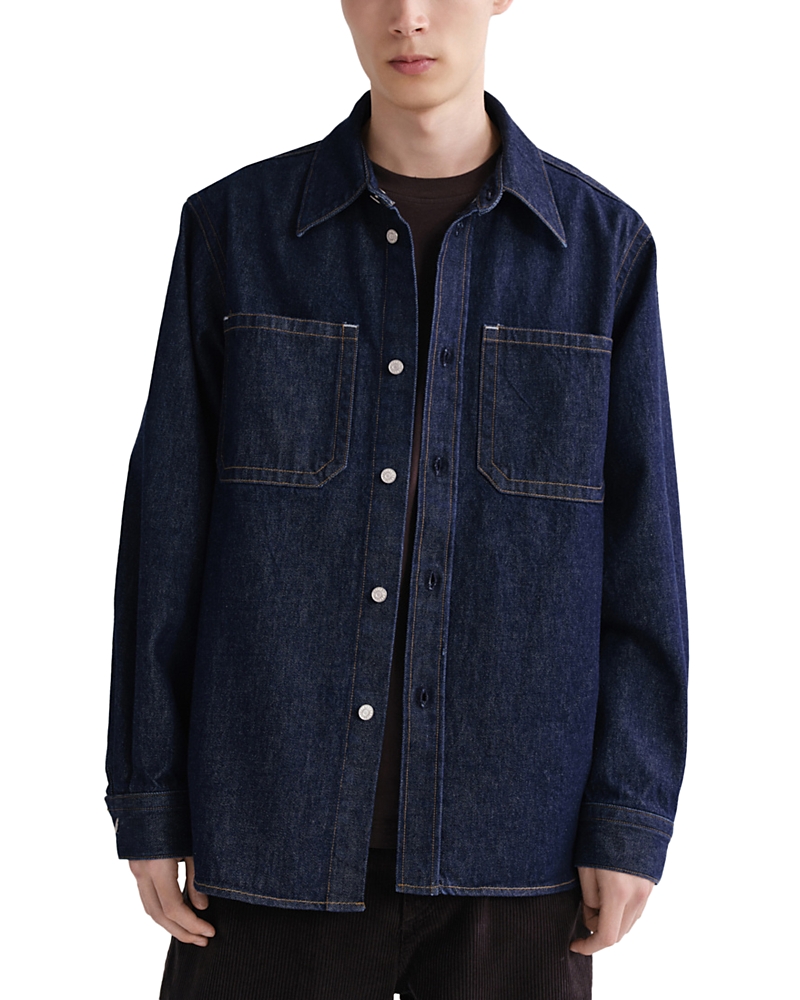 Agolde Craven Cotton Denim Pocket Shirt