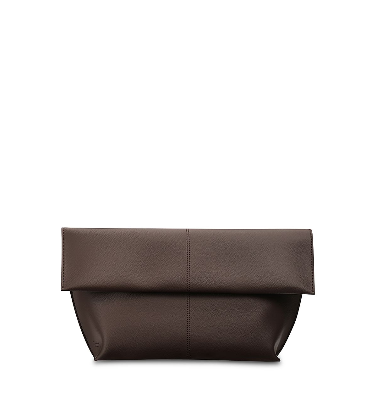 Freja Seamed Faux Leather Clutch