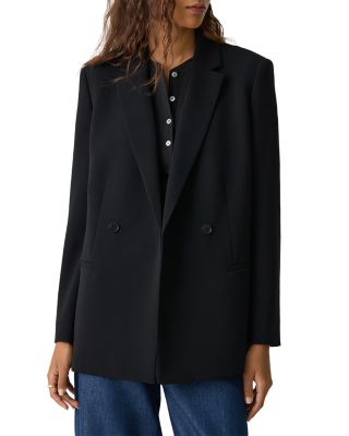 Relaxed Fit Double Breasted Jacket
