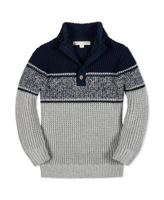 Boys' Organic Mock Neck Waffle Sweater - Little Kid, Big Kid