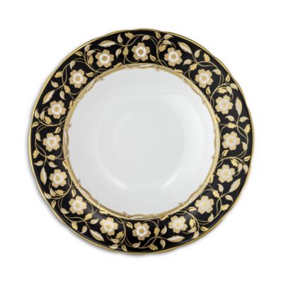 Primrose Black Rim Soup Bowl