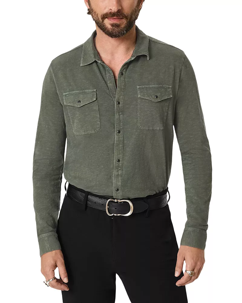 John Varvatos Arvon Cotton Vintage Wash Wester Shirt