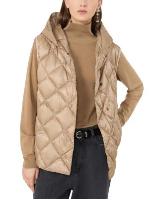 Wkdgiochi Down Quilted Hooded Gilet
