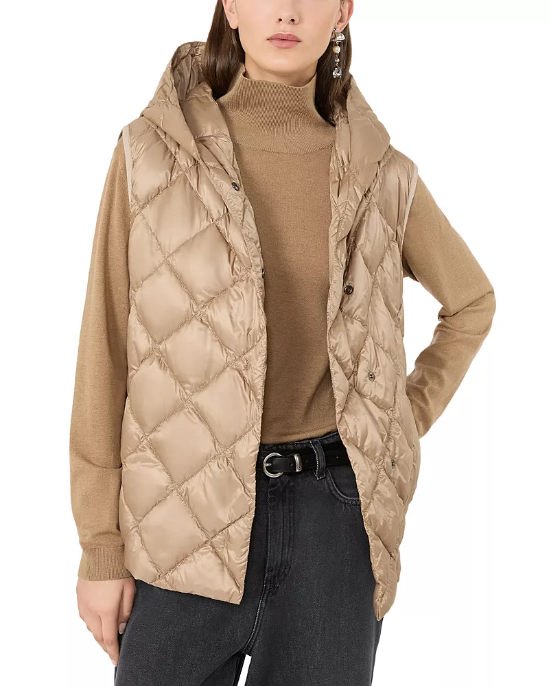 Weekend Max Mara Wkdgiochi Down Quilted Hooded Gilet