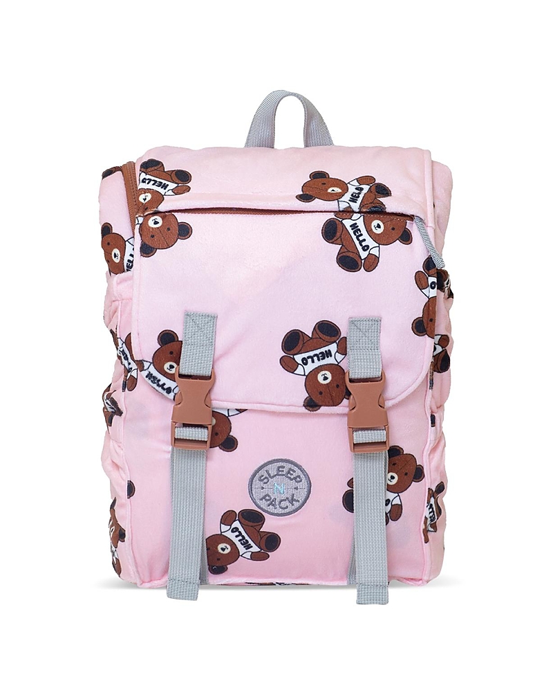Mimish Girls' Sleep-n-pack Packable Sleeping Bag - Little Kid In Pink