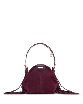 Miss M Micro Fringed Suede Crossbody