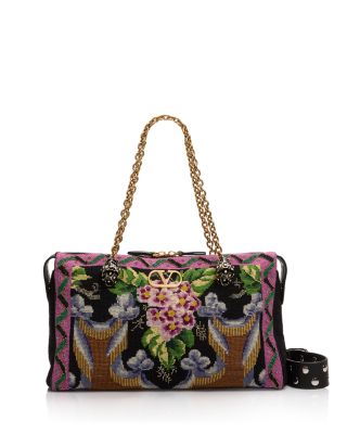 Panthea Floral Tapestry Shoulder Bag