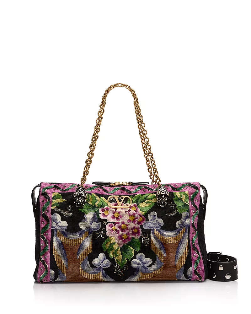 Valentino Garavani Panthea Floral Tapestry Shoulder Bag