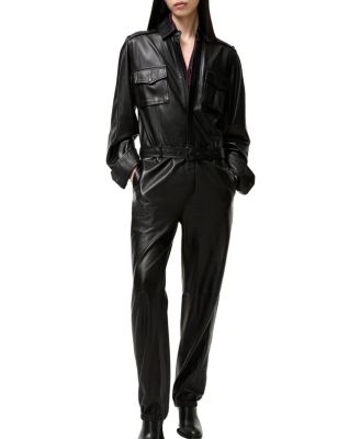 Leather Jumpsuit