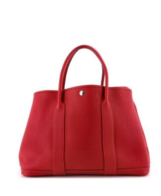 36 Garden Party Tote Leather