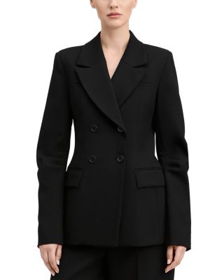 Sharon Stretch Twill Double Breasted Blazer