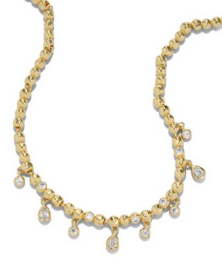 Alexis Bittar Asterales Cubic Zirconia Charm Necklace, 15.5