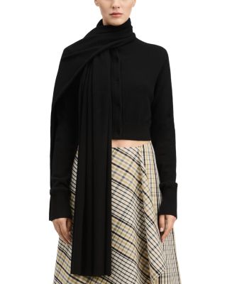 Tina Wool & Cashmere Scarf Neck Cardigan