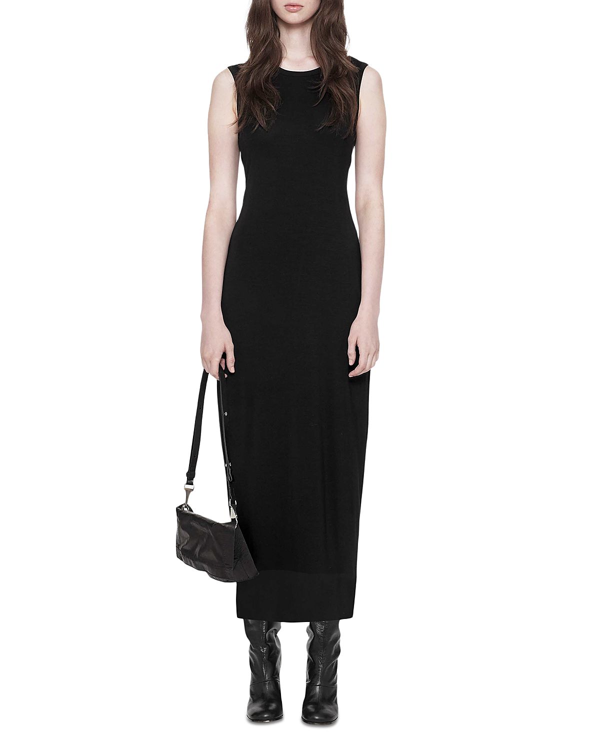Allsaints Ilia Twist Back Midi Dress