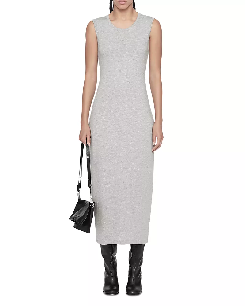 Allsaints Ilia Twist Back Midi Dress