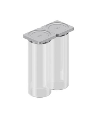  Press Glass Large 2 Pack Food Storage Canister