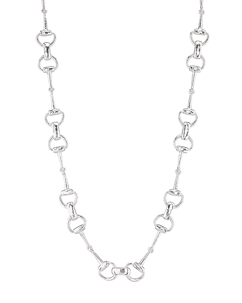 Capucine De Wulf Equestrian Snaffle Bit Chain Necklace in 18K Gold Plated, 20