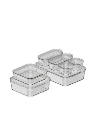  Stack Glass Container, 14-Piece Set