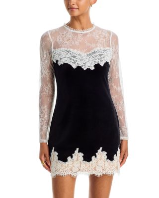 Kalo Lace Trim Mini Dress