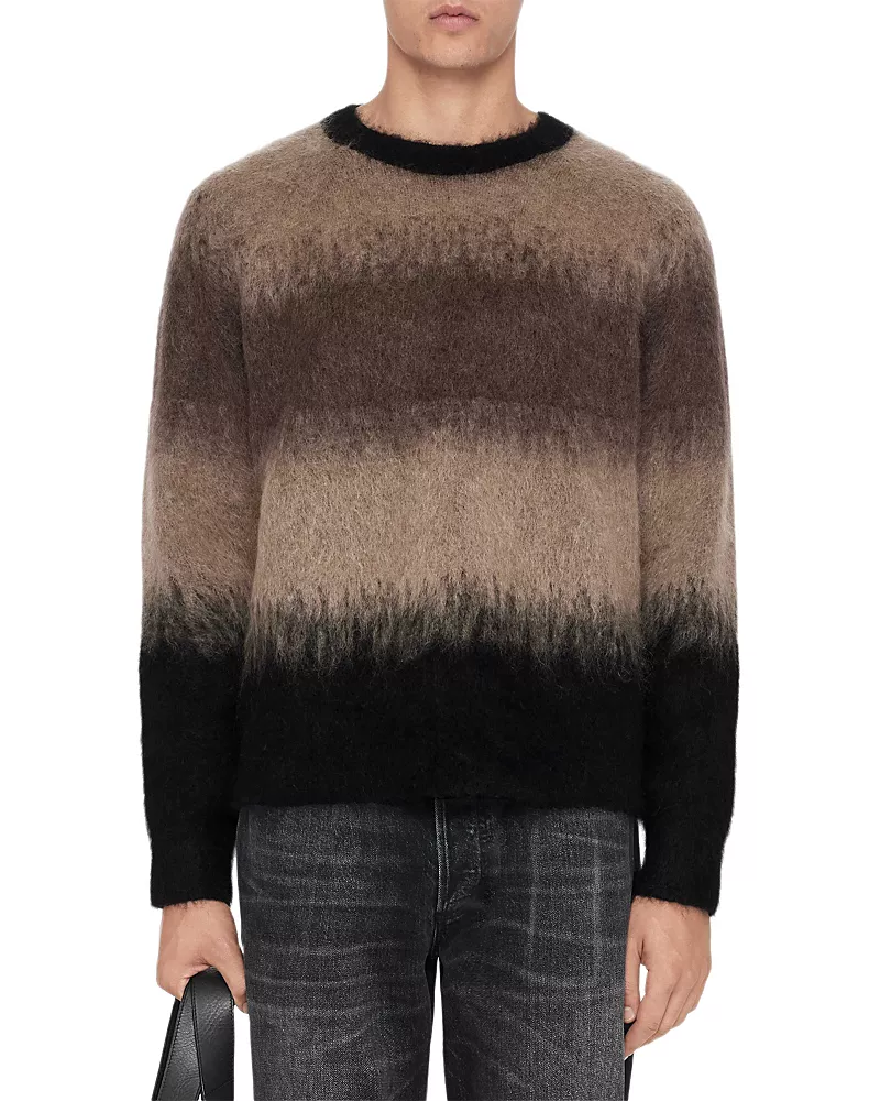 Allsaints Storm Knit Crewneck Sweater