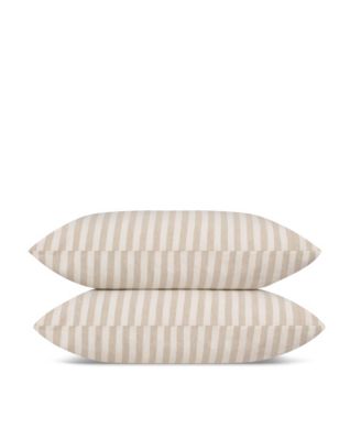  Pembroke Stripe Linen Blend Pillowcase Pair