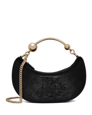 Crescent Moon Mini Sequin Crossbody