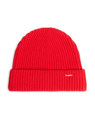 Ribbed Wool & Cashmere Beanie