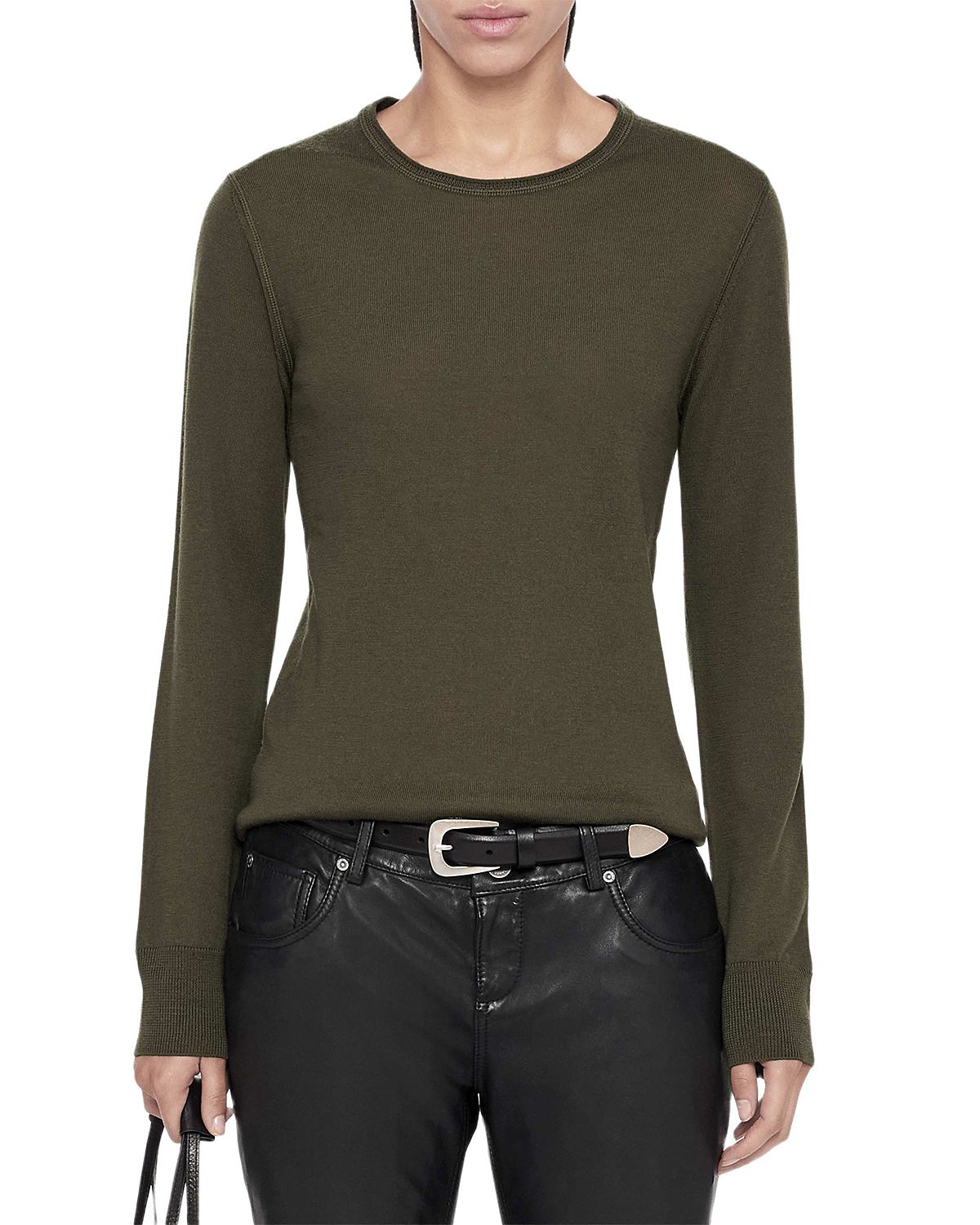 Allsaints Coyte Wool Crewneck Sweater