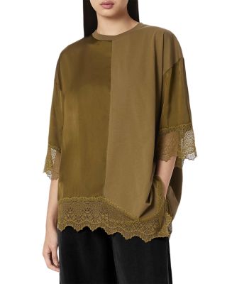 Lenny Lace Trim Tee
