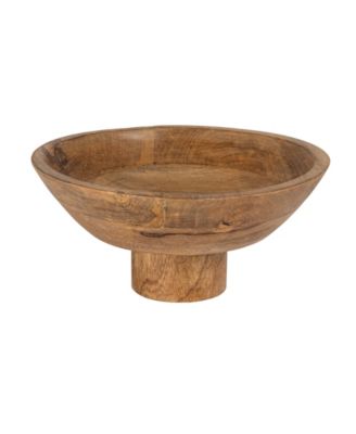  Mango Wood Footed Bowl