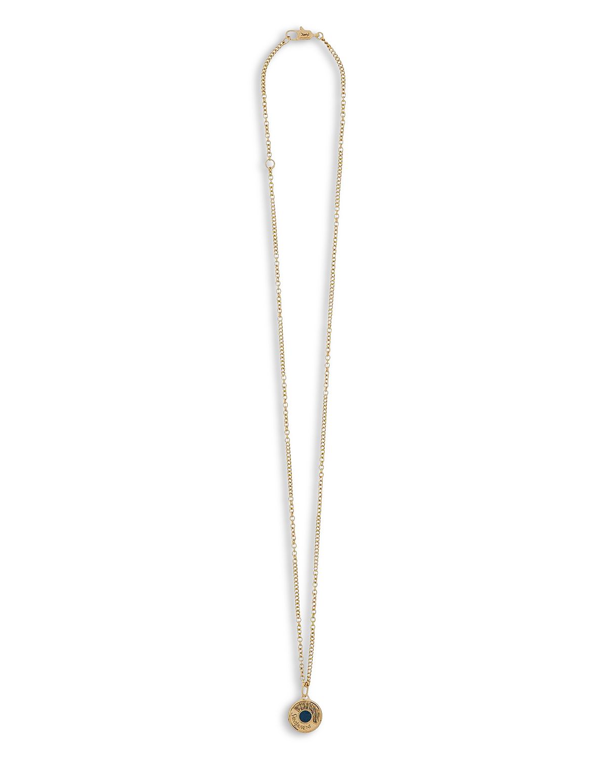 Saint Laurent Medallion Necklace