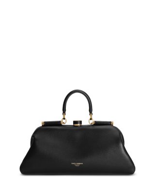 Grandma Leather Top Handle Bag