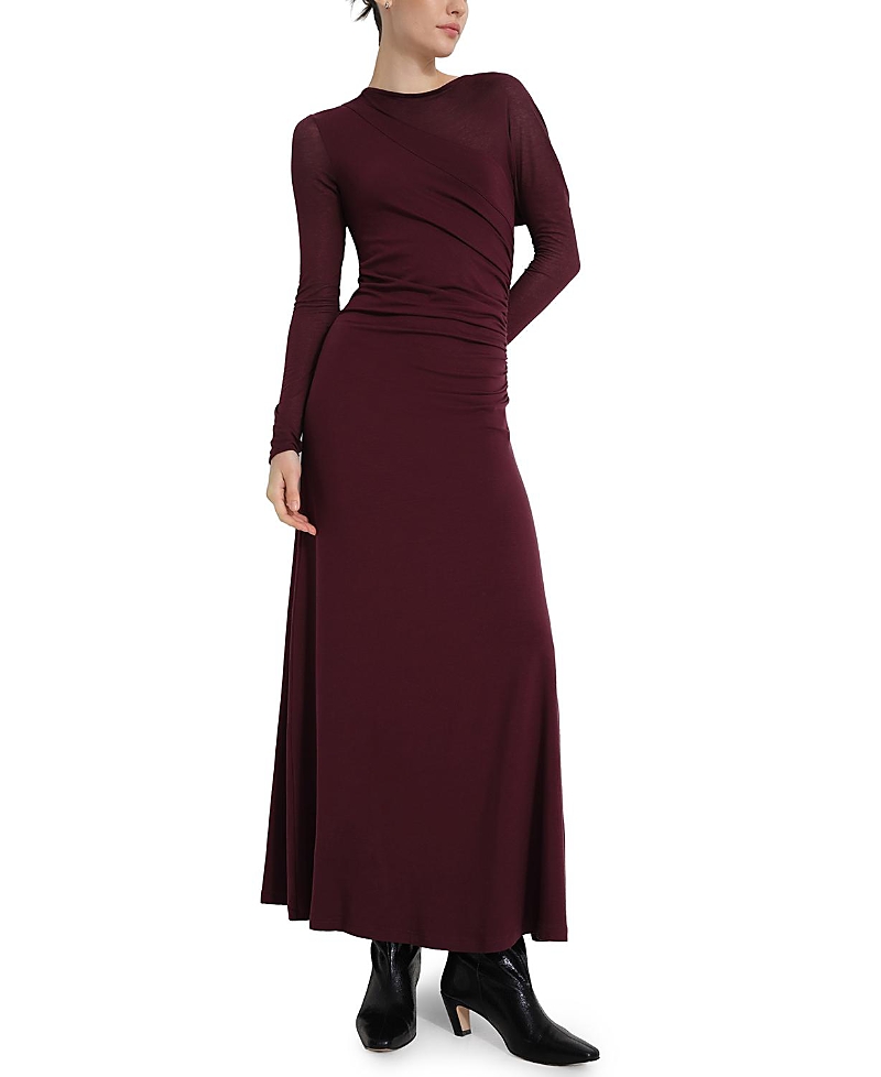 Marcella Ambrose Dress In Burgundy