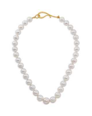 Jorge Adeler 18K Yellow Gold Sea Yangtze River Cultured Freshwater Pearl Collar Necklace, 18