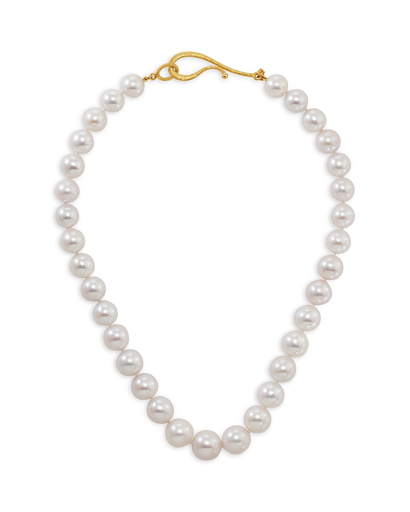 Jorge Adeler 18K Yellow Gold Sea Yangtze River Cultured Freshwater Pearl Collar Necklace, 18
