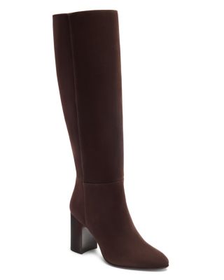 Women's Mulberry Suede Knee High Boots