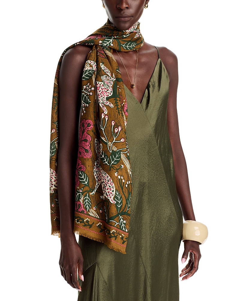 Echo Nature Walk Wool & Silk Wrap In Multi