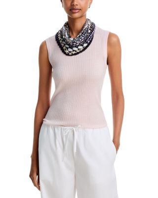 Echo Dots On Dots Pleated Diamond Scarf