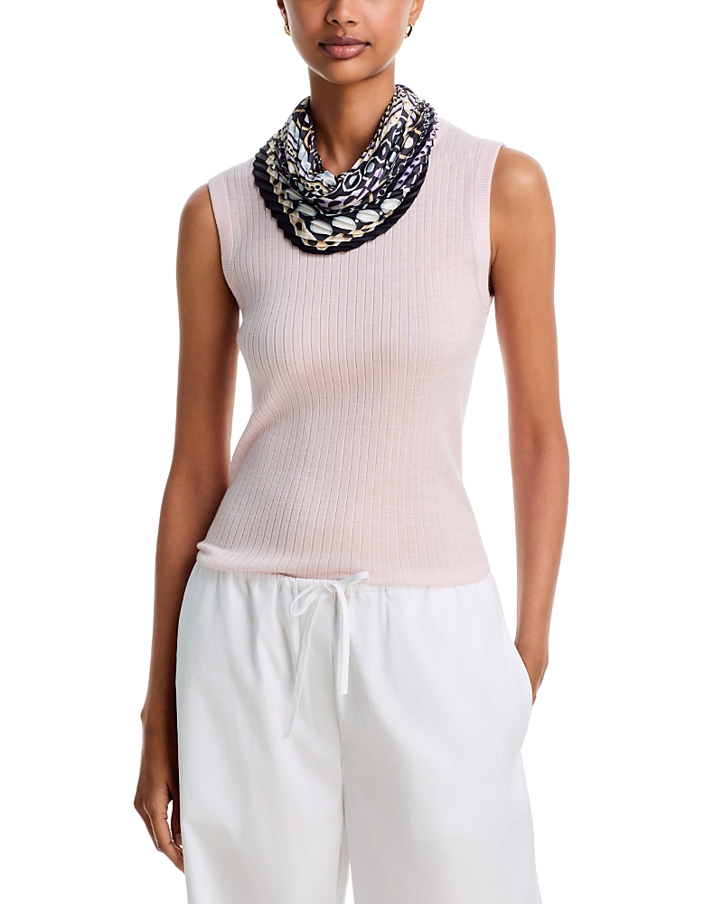 Echo Dots On Dots Pleated Diamond Scarf · OS