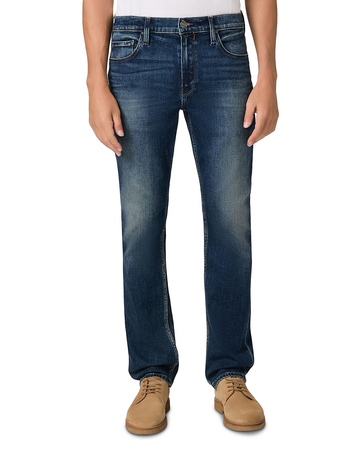 Paige Federal Cotton Blend Slim Straight Fit Jeans