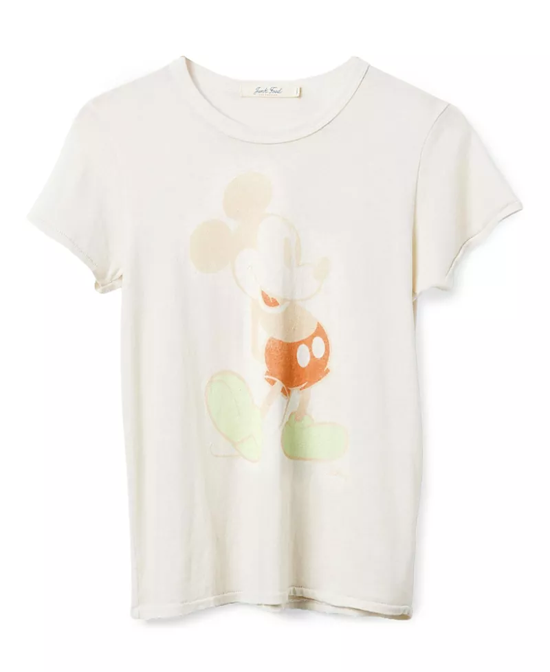 Junk Food Clothing Women's Mickey Faded Original Tee