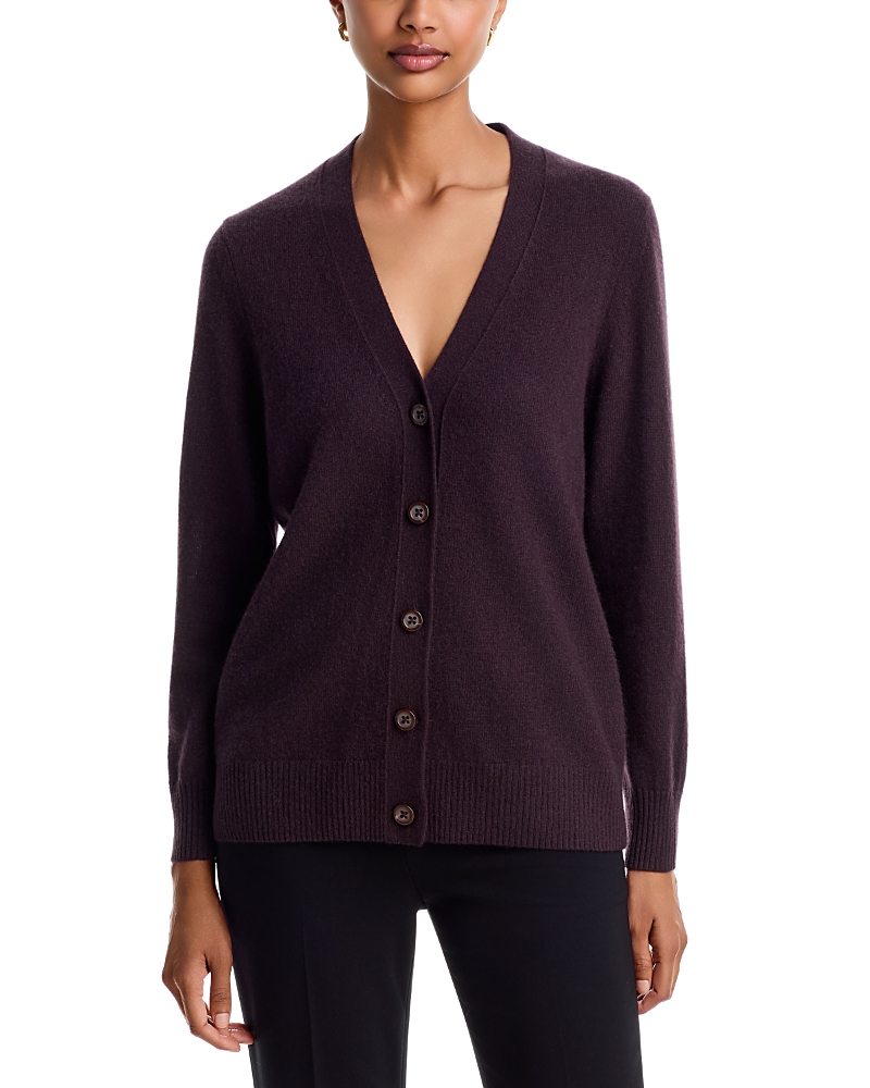 C by Bloomingdale's Cashmere 100% Cashmere Grandmother V Neck Cardigan Sweater - Exclusive