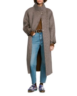 Spencer Wool Blend Check Coat