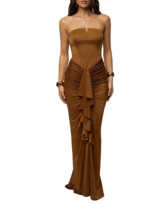  Isabella Strapless Maxi Gown