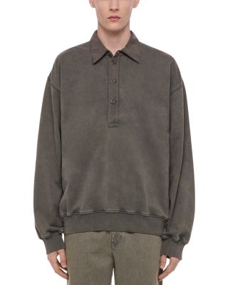 Garment Dyed Terry Polo in Compact French Terry