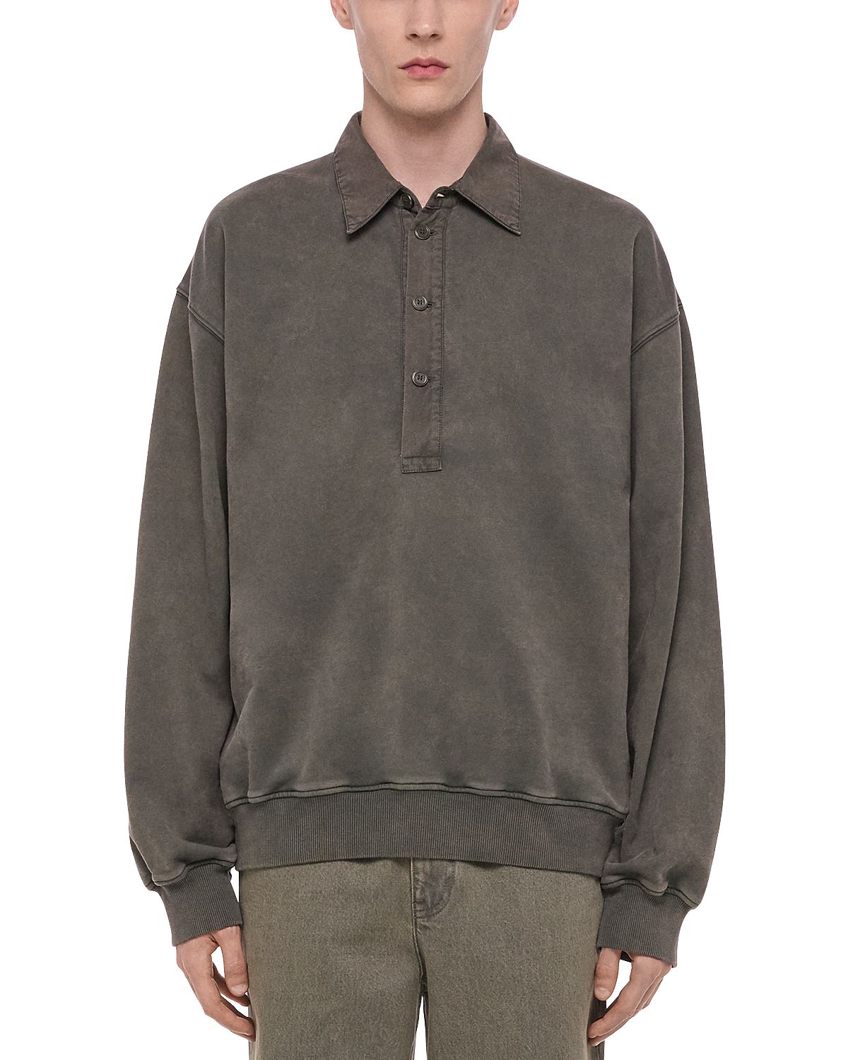 Helmut Lang Garment Dyed Terry Polo