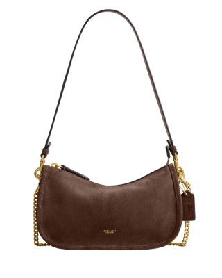 Waverly Small Suede Shoulder Bag