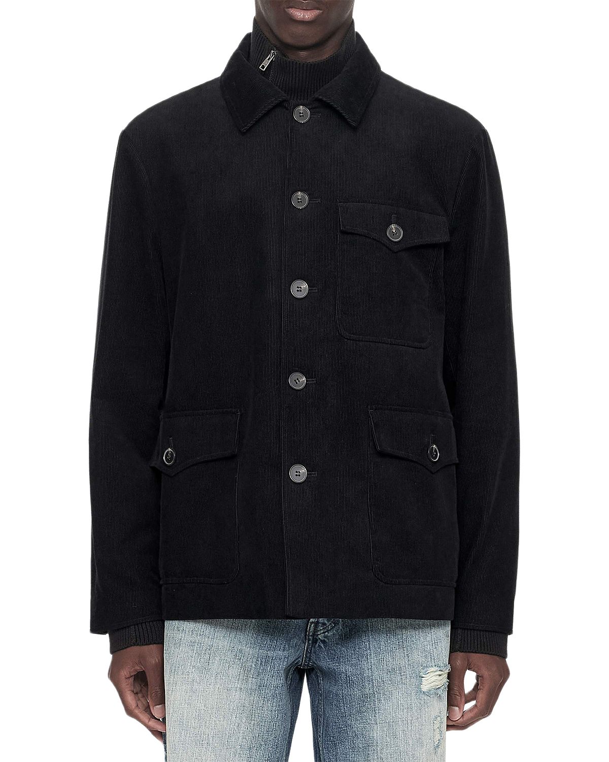 Allsaints Eden Cotton Blend Corduroy Jacket